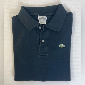 Men's Lacoste Black Collard Polo Shirt